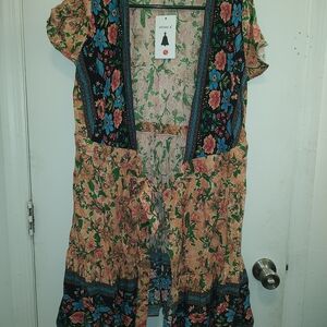 Zesica Floral Bohemian Dress